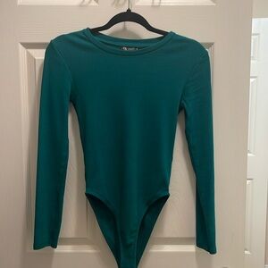 Zara green body suit